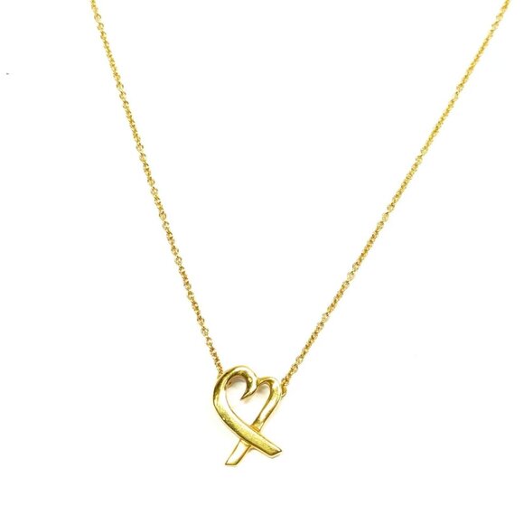 Tiffany & Co. Jewelry - Tiffany and Co. Necklace Loving Heart Picasso Gold 367-050725
